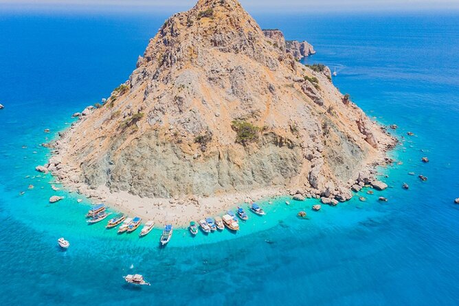Adrasan Suluada Island boat tour - The real appeal: clear water and four chances to swim
