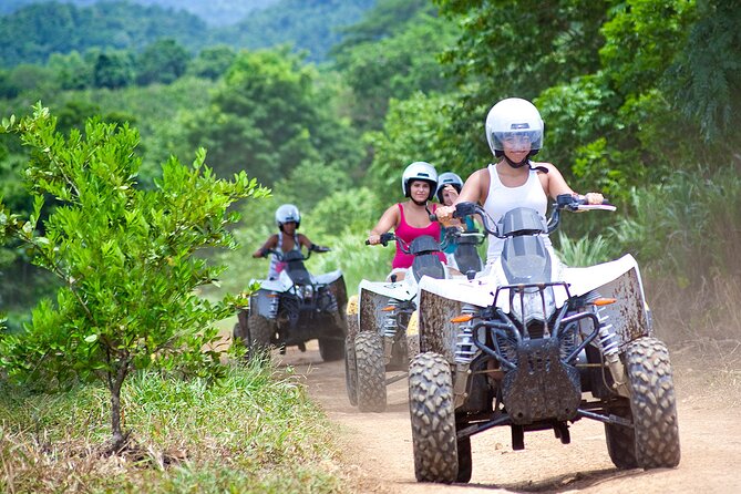 Alanya 3 in 1 Combo Full Day Tour Rafting Zipline Quad Bike - Ziplining above the activity base
