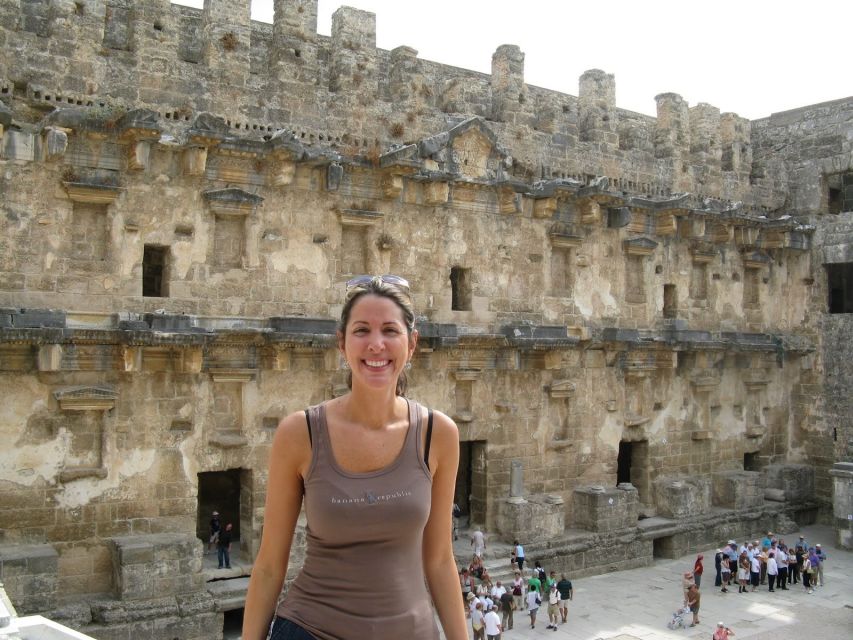 Alanya: Aspendos, Manavgat Waterfalls and City of Side Tour - What to bring for a hot archaeological day