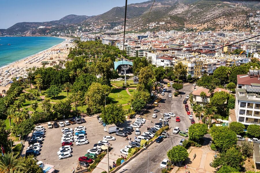 Alanya: Captivating Views & Cultural Gems Tour w/ Cable Car - The I LOVE ALANYA viewpoint