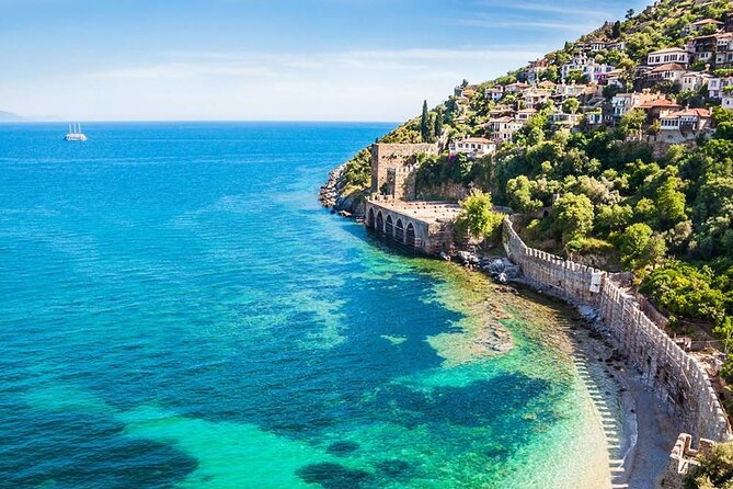 Alanya Catamaran Boat Tour with Lunch, Soft Drinks & Transfer - Setting Sail From Alanya Marina