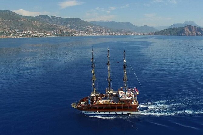 Alanya Catamaran Boat Tour with Lunch, Soft Drinks & Transfer - Sailing Beneath Alanya Castle
