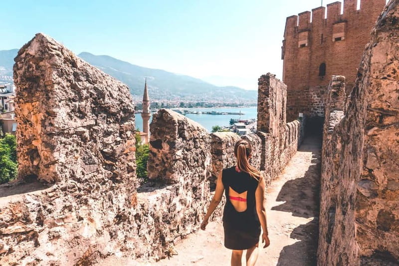 Alanya City Highlights & Sunset Beach BBQ Party - Cleopatra’s Beach is a look, not a full beach afternoon