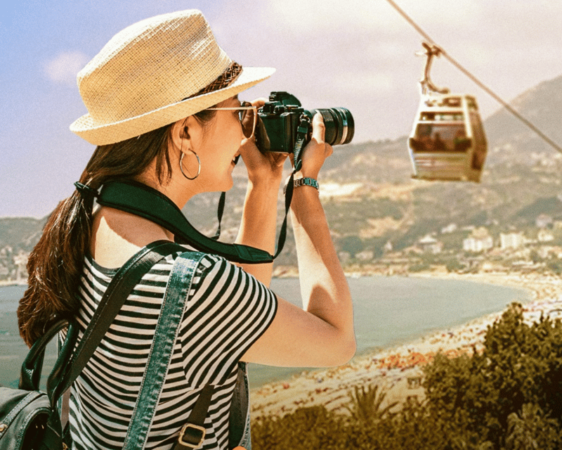 Alanya City in 4 Hours: Castle, Cave, Panorama and Sunset - The observation terrace and the I Love Alanya sign