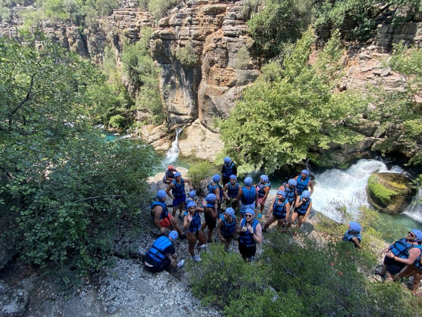 Alanya/City of Side: Canyoning, Rafting and Ziplining Tour - Rafting 14 kilometers down the Koprucay River