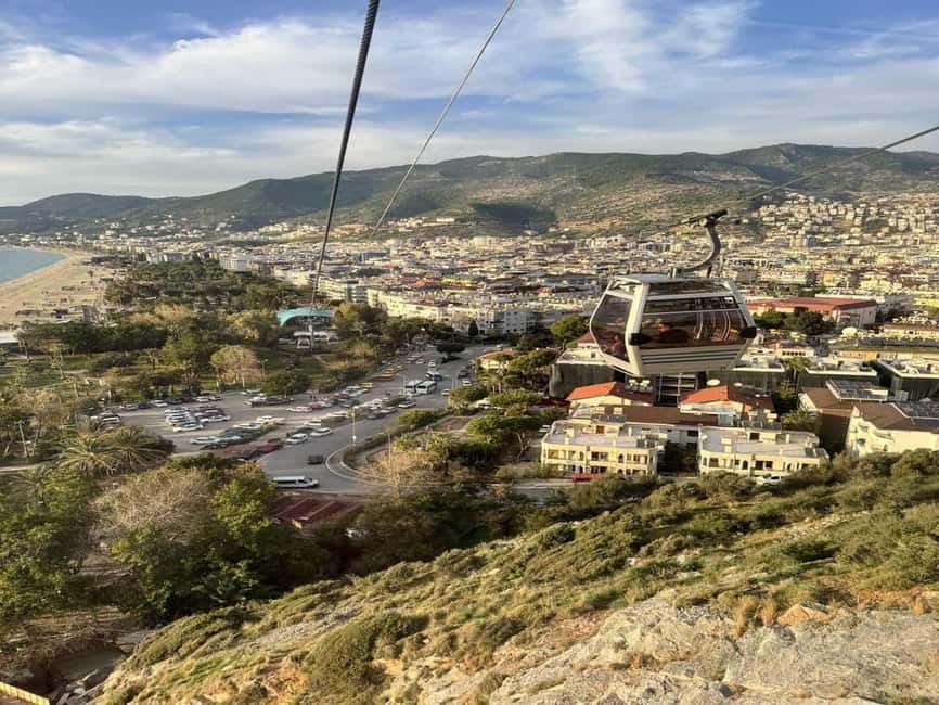 Alanya City Tour: Cleopatra Beach & Optional Cable Car Ride - Riding the cable car to Alanya Castle