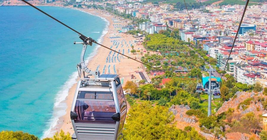 Alanya City Tour: Cleopatra Beach & Optional Cable Car Ride - What the $8 price really covers
