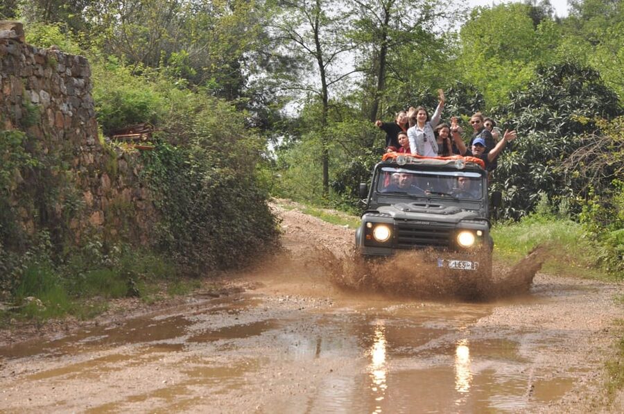 Alanya: Dim River, Dim Cave, and Kestel Jeep Tour with Lunch - Hotel pickup and the first Jeep ride