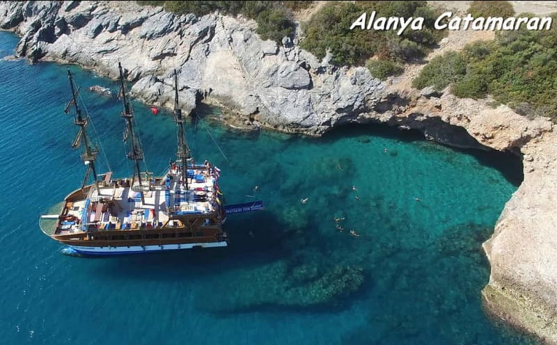 Alanya: Family-Friendly Catamaran Cruise with Castle Views - Alanya Castle looks best from the water