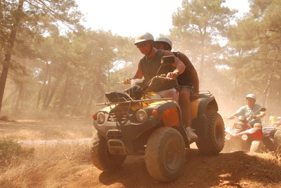 Alanya: Forest Quad-Bike Excursion with Hotel Pickup - The first ride follows dirt tracks and bends