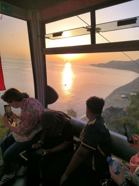 Alanya: Half Day Cable Car, Cave, Terraces&Sunset at Castle - Walking uphill into the 13th-century castle