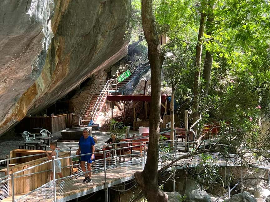 Alanya Highlights: Sapadere Waterfalls, Dim Cave & Dim River - Entering Dim Cave above Alanya