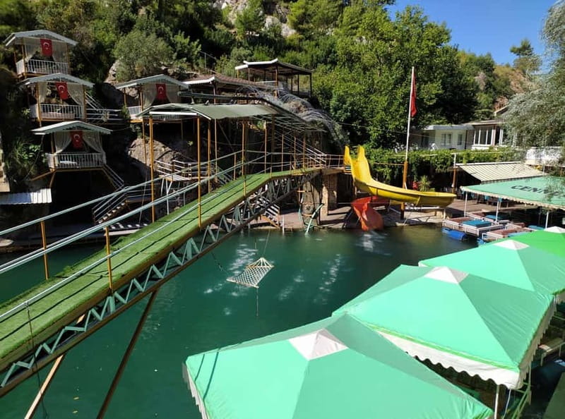 Alanya: Nature Adventure at Dim Cave & Dim River with Lunch - Dim Dam and the giant bridge