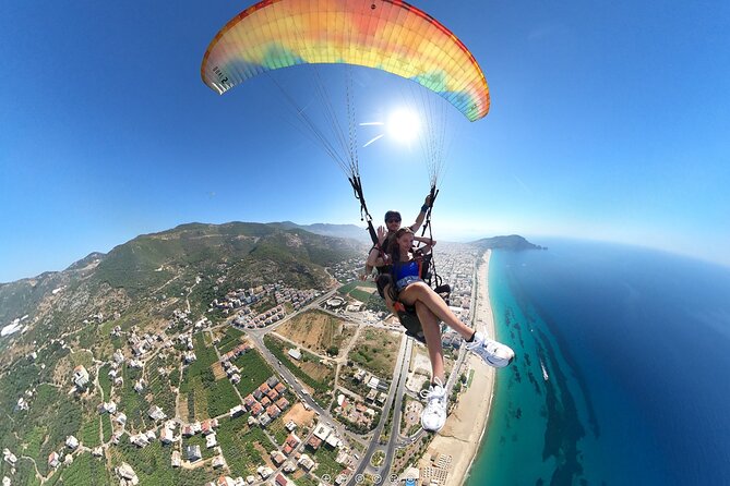 Alanya Paragliding With Experienced Pilot's - Leaving Alanya Behind From 700 Meters