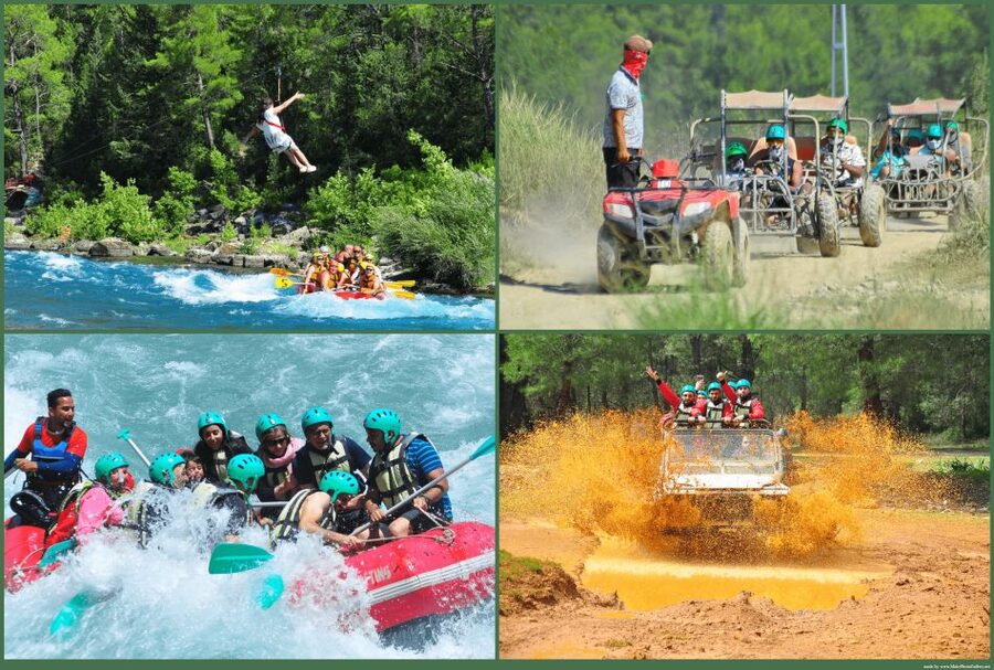 Alanya: Rafting, Zipline, Quad, Buggy, Jeep Tour with Lunch - The morning briefing and activity choices