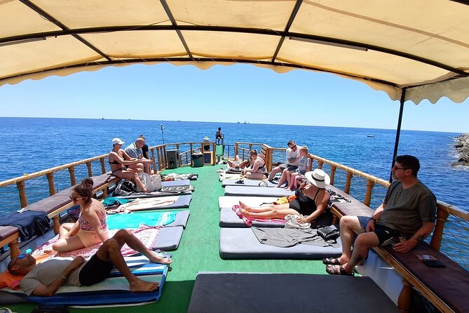 Alanya Relaxing Boat Tour with Lunch, Soft Drinks & Transfer - Value at $51.55 per person