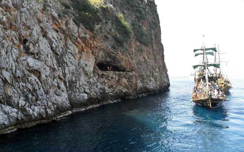 Alanya Relaxing Family Boat Tour Without Foam And Loud Music - Swim stops in quiet bays and clear water