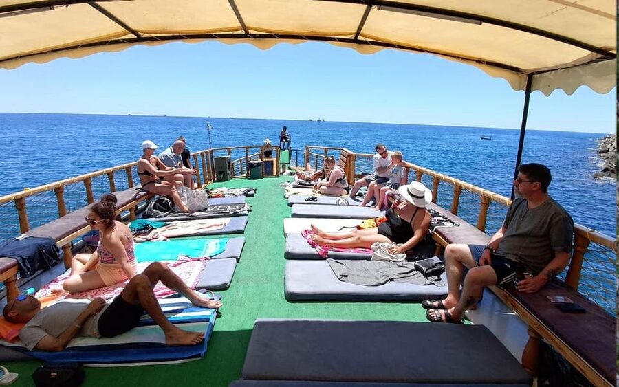 Alanya Relaxing Family Boat Tour Without Foam And Loud Music - The value of $38 per person