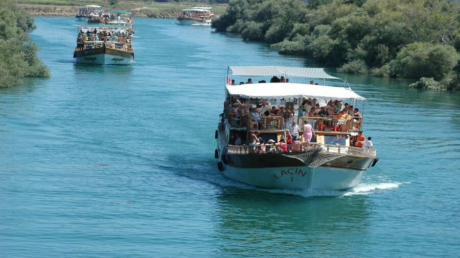 Alanya/Side: Manavgat River & Waterfall, Boat Tour, & Bazaar - Lunch beside the Manavgat River