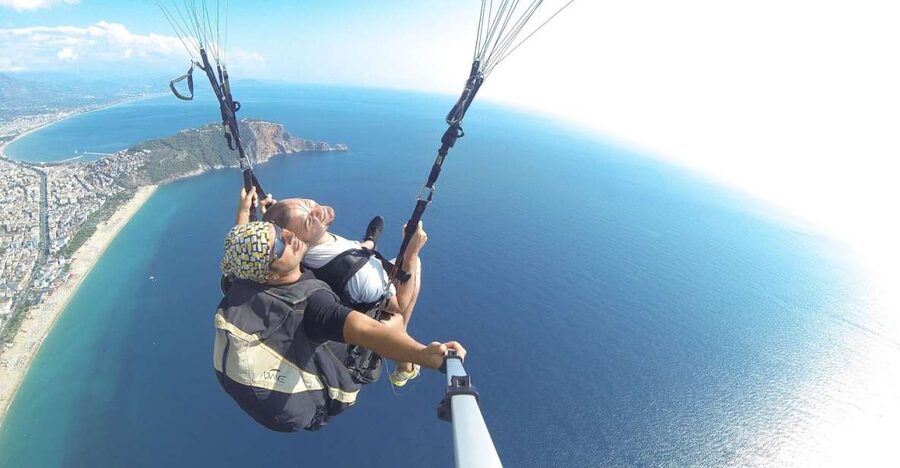 Alanya: Tandem Paragliding Experience Over Cleopatra Beach - From Alanya to the Hill Above Cleopatra Beach