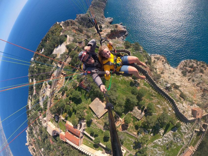 Alanya: Tandem Paragliding from 700m with Meeting or Pick Up - What the $77 price includes, and what it does not