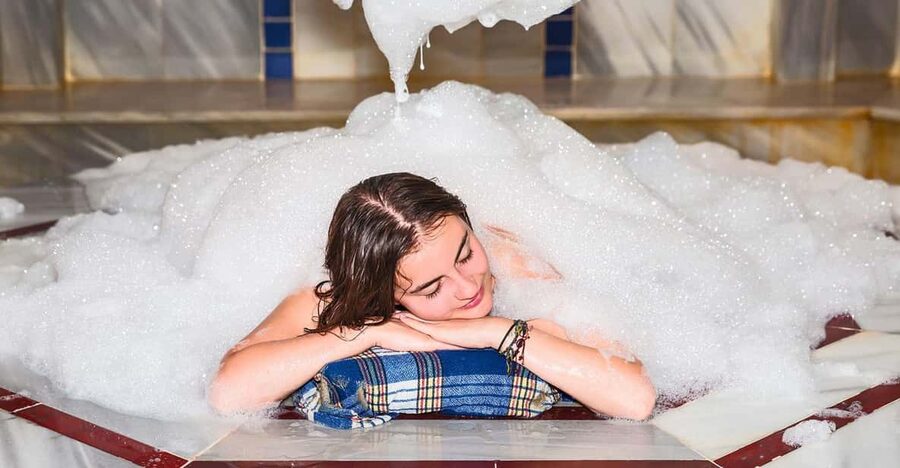 Alanya: Turkish Bathhouse and Spa Experience with Massage - The face mask finishes the treatment gently