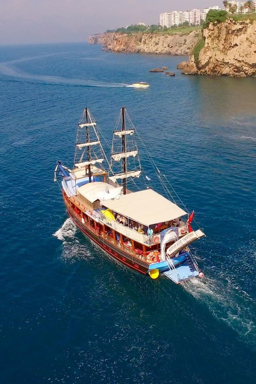 Antalya: Beach & Waterfalls Boat Trip w/ Lunch & Soft Drinks - The Duden stop and the best water views