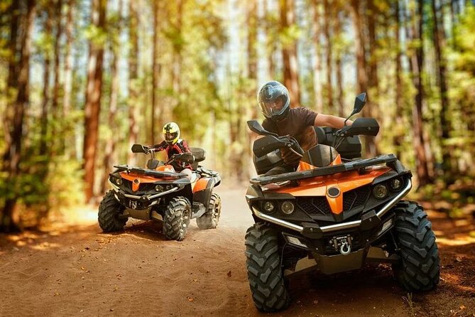 Antalya / Belek : Combo Rafting Quad & Jeep & Zipline ( 4 in 1 ) - Quad Biking or Buggy Riding Through the Forest