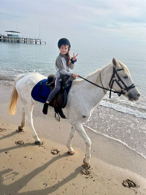 Antalya : Belek , Kundu , Horse Riding - Riding beside the sea at Lara Beach