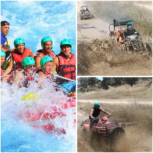 Antalya: Buggy or Quad and Rafting Tour with Lunch - Buggy or quad riding over mud and streams