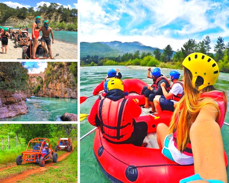 Antalya: Buggy Safari & Rafting Combo Tour at Koprulu Canyon - Two rafting sections on the Köprüçay