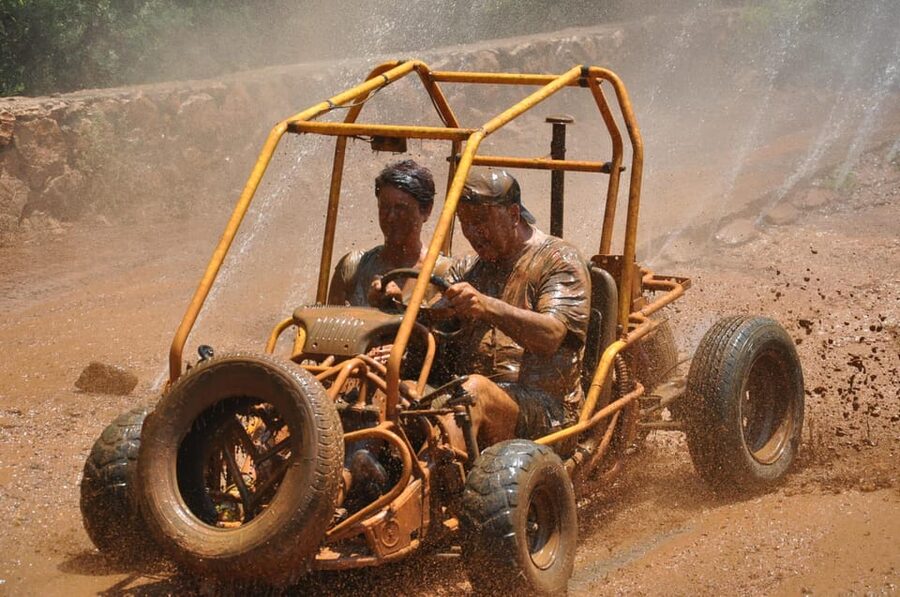 Antalya: Buggy Safari with Family Drive Option - Getting ready beside Kursunlu Waterfall