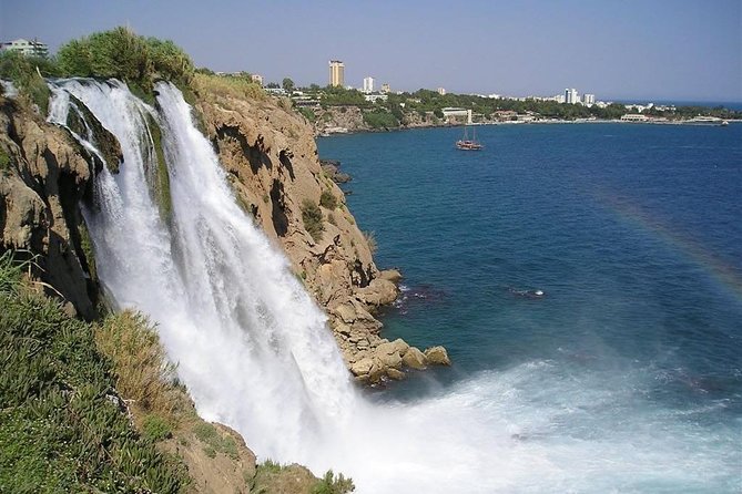 Antalya City Tour Duden Waterfalls, Old City & Boat Ride - Lower Düden: Antalya’s big waterfall view