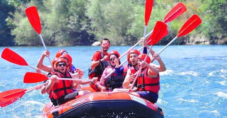 Antalya: Full-Day Rafting Tour with Lunch and Transportation - The old bridge and getting ready at the river