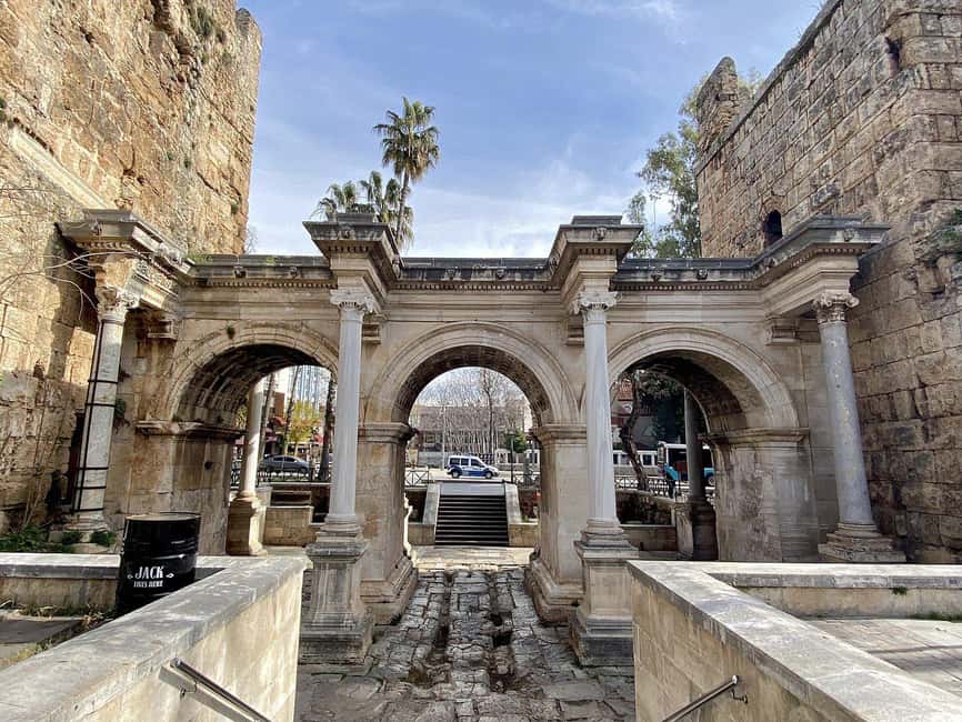 Antalya: Guided City Tour with Waterfalls Tickets and Lunch - Kaleiçi, Hadrian’s Gate, and the fluted minaret