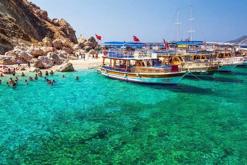 Antalya/Kemer: Adrasan Suluada Island Boat Tours with Lunch - Boarding at Adrasan port