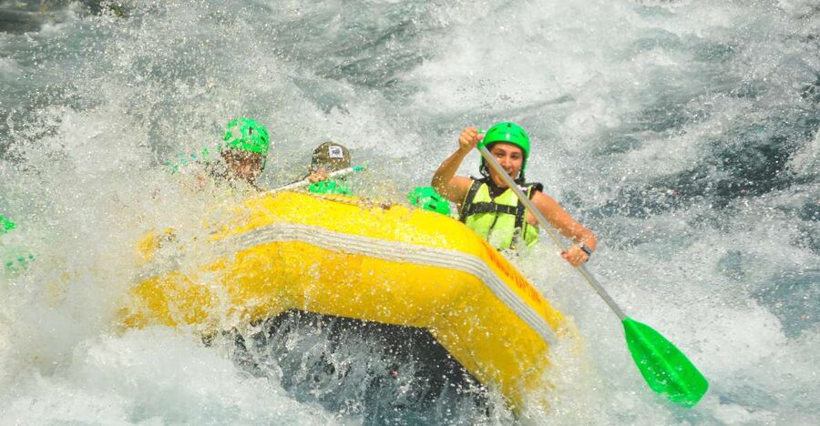 Antalya/Kemer: Koprulu Canyon Whitewater Rafting with Lunch - The old bridge and rafting briefing