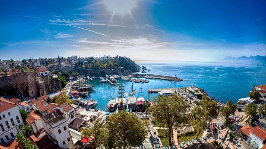 Antalya/Kemer: Old City, Waterfalls, Olympos Cable Car, Boat - Riding above the Mediterranean on the cable car