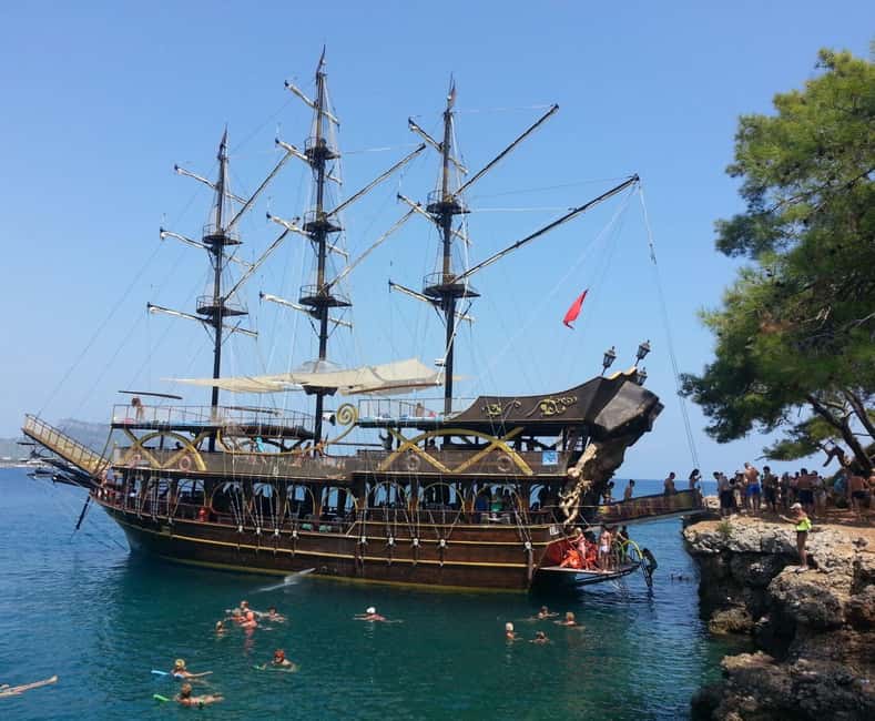 Antalya & Kemer: Pirate Boat Tour With Foam Party & Swimming - Key points to know before booking