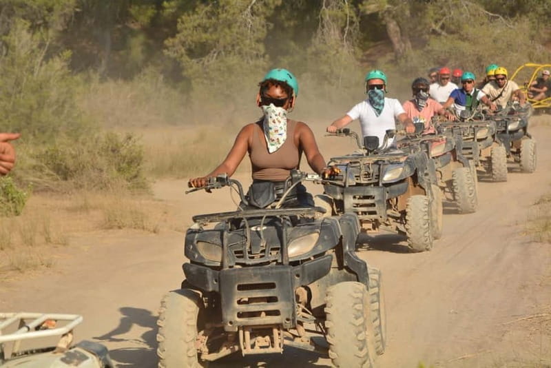 Antalya: Lara Beach Region Quad Safari - Dust, clothing, and the missing swimming stop