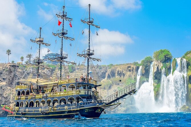 Antalya Lara Pirate Boat Trip w/Soft Drinks, Lunch & Pickup - Lunch, soft drinks, and onboard entertainment