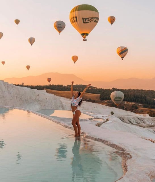 Antalya: Pamukkale Guided Tour With Optional Balloon Flight - Key points at a glance