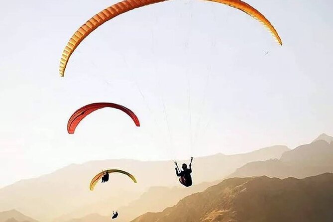 Antalya Paragliding Experience By Local Expert Pilots - Running off the hill above Cleopatra Coast