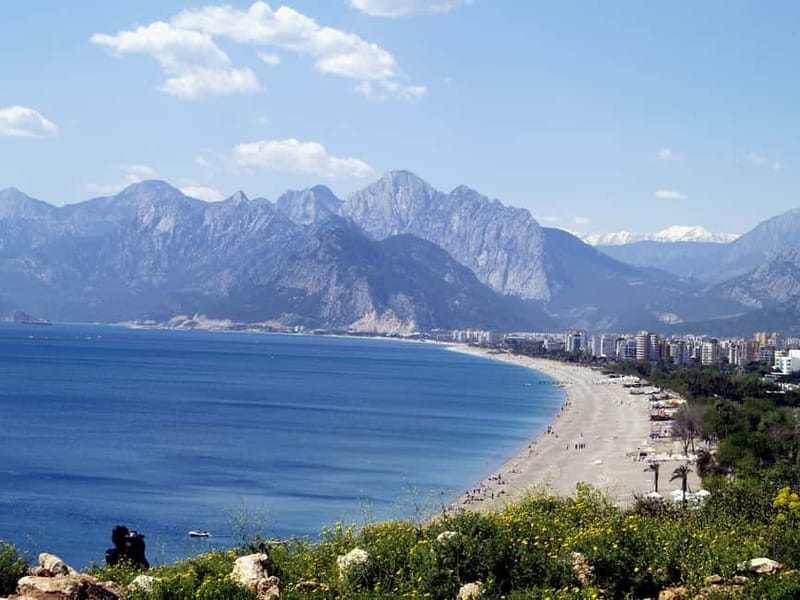 Antalya Private City Tour Waterfalls and Old Town Boat Tour - Upper Düden Falls and the cave behind the water