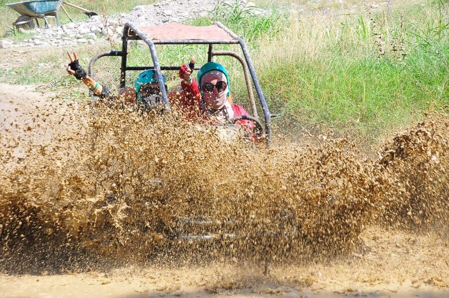 Antalya: Private Rafting, Zipline, Quad or Buggy w/ Lunch - Lunch beside the river