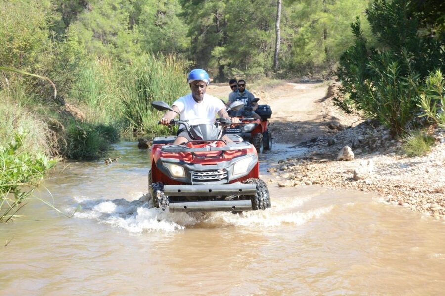 Antalya: Quad (ATV) Safari Tour with Hotel Transfers - The Lara Beach starting area and the promised coast