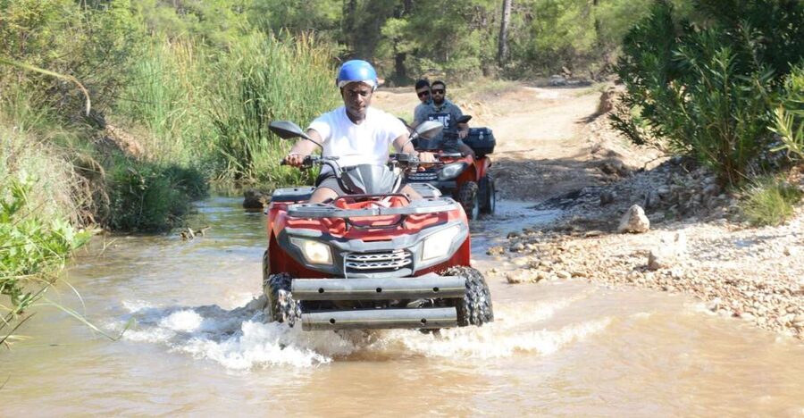 Antalya: Quad (ATV) Safari Tour with Hotel Transfers - Getting ready at the ATV base