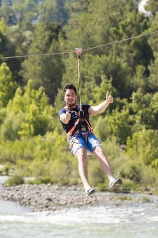 Antalya Rafting, Buggy/Quad, Zipline & Lunch with Swim Break - How the timing works in real life