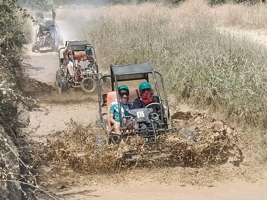 Antalya: Rafting Jeep Buggy&Quad Safari zipline canyon visit - Ziplining above the scenery