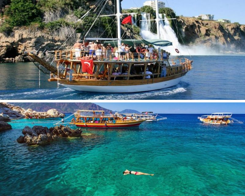 Antalya: Relax Boat Trip with Lunch to the Duden Waterfall - What the $45 price really covers